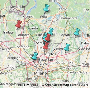 Mappa Via Fiume, 20833 Giussano MB, Italia (9.88091)