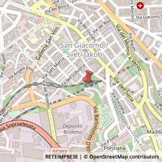 Mappa Via Bartolomeo Colleoni, 16, 34144 Trieste, Trieste (Friuli-Venezia Giulia)