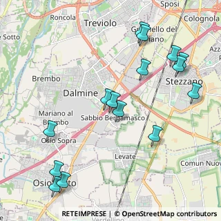 Mappa Via Brigata di Dio, 24044 Dalmine BG, Italia (2.40667)