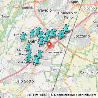 Mappa Via Brigata di Dio, 24044 Dalmine BG, Italia (1.513)