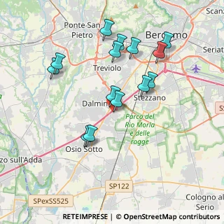 Mappa Via Brigata di Dio, 24044 Dalmine BG, Italia (3.68429)