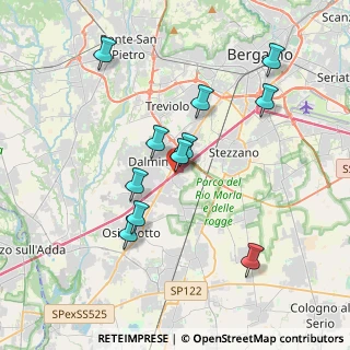 Mappa Via Brigata di Dio, 24044 Dalmine BG, Italia (3.58273)