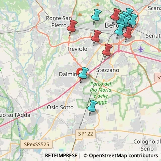 Mappa Via Brigata di Dio, 24044 Dalmine BG, Italia (5.51429)