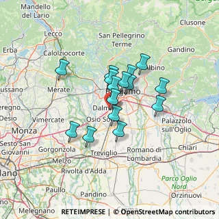 Mappa Via Brigata di Dio, 24044 Dalmine BG, Italia (9.82733)