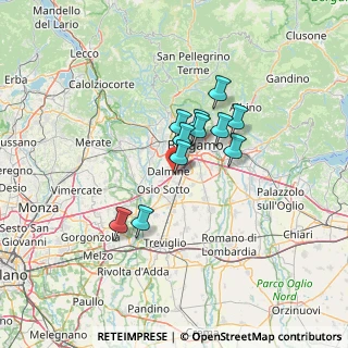 Mappa Via Brigata di Dio, 24044 Dalmine BG, Italia (9.44364)