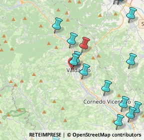 Mappa Via Pola, 36078 Valdagno VI, Italia (6.053)