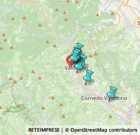 Mappa Via Pola, 36078 Valdagno VI, Italia (2.84636)