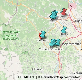 Mappa Via Pola, 36078 Valdagno VI, Italia (6.64769)