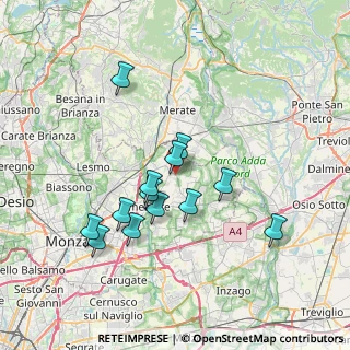 Mappa Via Albareda, 20886 Aicurzio MB, Italia (6.6)