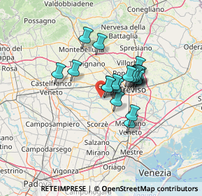 Mappa Via Morer, 31050 Morgano TV, Italia (9.242)