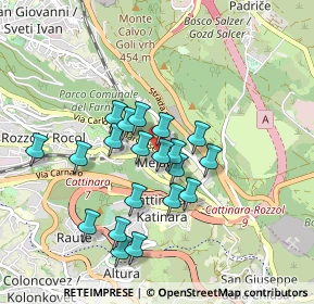 Mappa Via Carlo De Marchesetti, 34128 Trieste TS, Italia (0.7695)