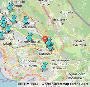 Mappa Via Carlo De Marchesetti, 34128 Trieste TS, Italia (2.52583)