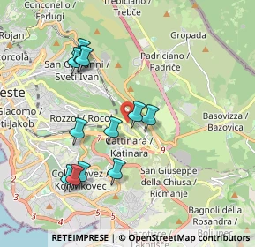 Mappa Via Carlo De Marchesetti, 34128 Trieste TS, Italia (1.855)