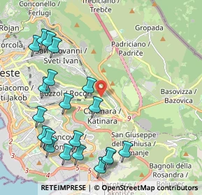 Mappa Via Carlo De Marchesetti, 34128 Trieste TS, Italia (2.5035)