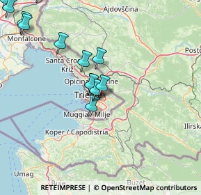 Mappa Via Carlo De Marchesetti, 34128 Trieste TS, Italia (16.59571)
