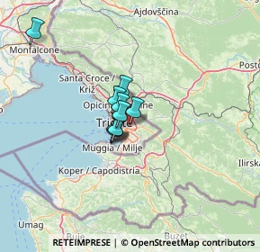 Mappa Via Carlo De Marchesetti, 34128 Trieste TS, Italia (10.64727)