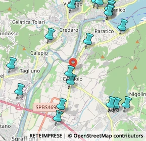 Mappa Via Paganini Nicolò, 25031 Capriolo BS, Italia (2.821)