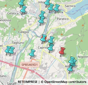 Mappa Via Paganini Nicolò, 25031 Capriolo BS, Italia (2.40824)