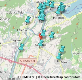 Mappa Via Paganini Nicolò, 25031 Capriolo BS, Italia (2.178)