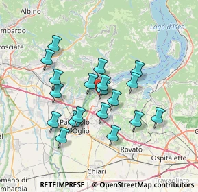 Mappa Via Paganini Nicolò, 25031 Capriolo BS, Italia (6.11474)