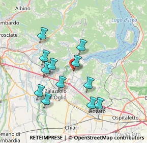 Mappa Via Paganini Nicolò, 25031 Capriolo BS, Italia (6.72)