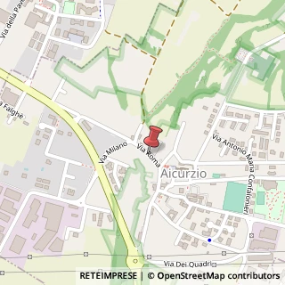 Mappa Via Roma, 29, 20866 Aicurzio, Monza e Brianza (Lombardia)