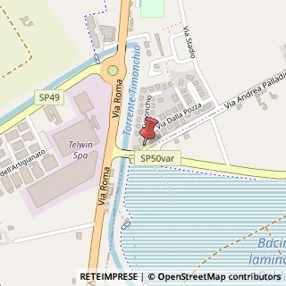 Mappa Via Andrea Palladio, 1, 36030 Villaverla, Vicenza (Veneto)