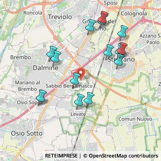 Mappa Via Torquato Tasso, 24044 Dalmine BG, Italia (2.14333)