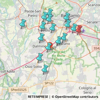 Mappa Via Torquato Tasso, 24044 Dalmine BG, Italia (3.81688)