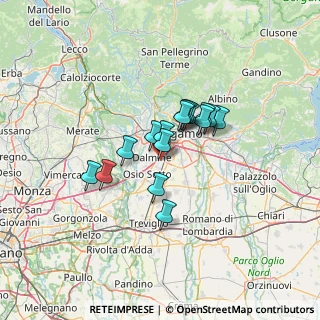 Mappa Via Torquato Tasso, 24044 Dalmine BG, Italia (8.90688)
