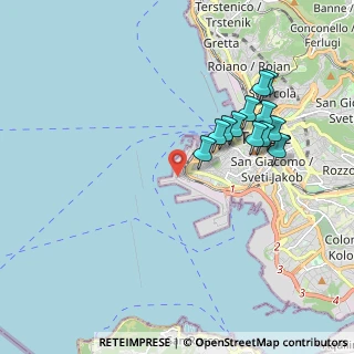 Mappa P. Franco Nuovo, 34123 Trieste TS, Italia (1.84583)