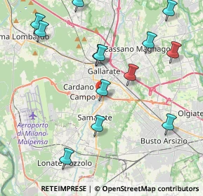 Mappa Via Mottarone, 21017 Samarate VA, Italia (4.66231)