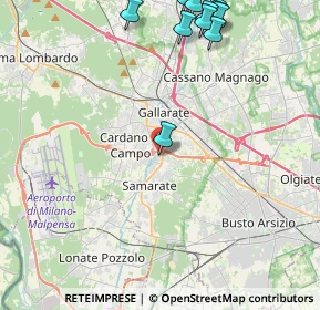 Mappa Via Mottarone, 21017 Samarate VA, Italia (5.79917)