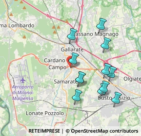 Mappa Via Mottarone, 21017 Samarate VA, Italia (3.68083)