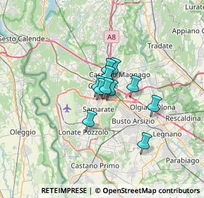 Mappa Via Mottarone, 21017 Samarate VA, Italia (3.50273)