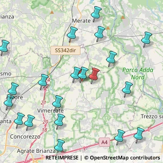Mappa Strada delle Santogne, 20886 Aicurzio MB, Italia (5.6285)