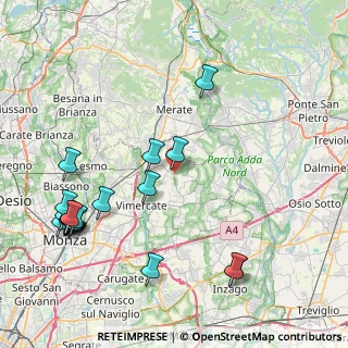 Mappa Strada delle Santogne, 20886 Aicurzio MB, Italia (10.3395)