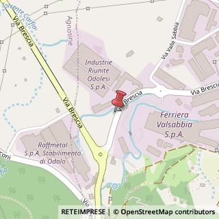 Mappa Via Brescia, 90, 25076 Odolo, Brescia (Lombardia)