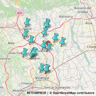 Mappa S.S, 36031 Dueville VI, Italia (6.68235)