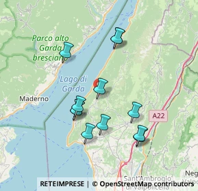 Mappa CAP, 37010 San Zeno di Montagna VR, Italia (6.74583)