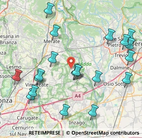 Mappa 20040 Cornate D'adda MB, Italia (9.2775)