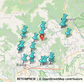 Mappa Frazione Aviè, 13825 Valle Mosso BI, Italia (7.7835)