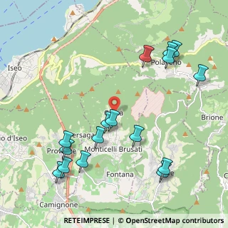 Mappa Via Gaina, 25040 Monticelli Brusati BS, Italia (2.38875)