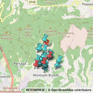 Mappa Via Gaina, 25040 Monticelli Brusati BS, Italia (0.8363)