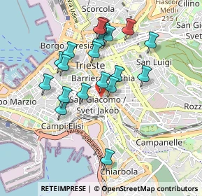 Mappa Piazza Edmondo Puecher, 34137 Trieste TS, Italia (0.8445)