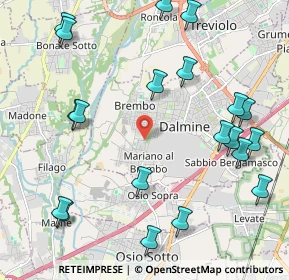 Mappa Via Pascolo, 24044 Dalmine BG, Italia (2.596)