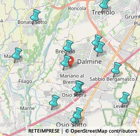 Mappa Via Pascolo, 24044 Dalmine BG, Italia (2.60813)