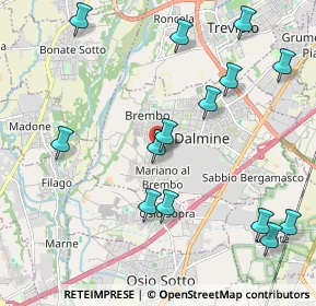 Mappa Via Pascolo, 24044 Dalmine BG, Italia (2.37429)