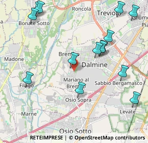 Mappa Via Pascolo, 24044 Dalmine BG, Italia (2.48143)