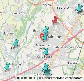 Mappa Via Pascolo, 24044 Dalmine BG, Italia (2.91)